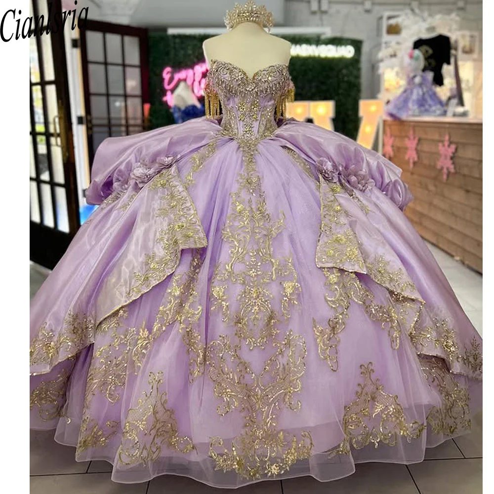 Бальное платье принцессы сиреневого цвета с открытыми плечами, платья Quinceanera, милое платье на бретельках с кристаллами на день рождения
Бальное платье принцессы сиреневого цвета с открытыми плечами, платья Quinceanera, милое платье на бретельках с кристаллами на день рождения