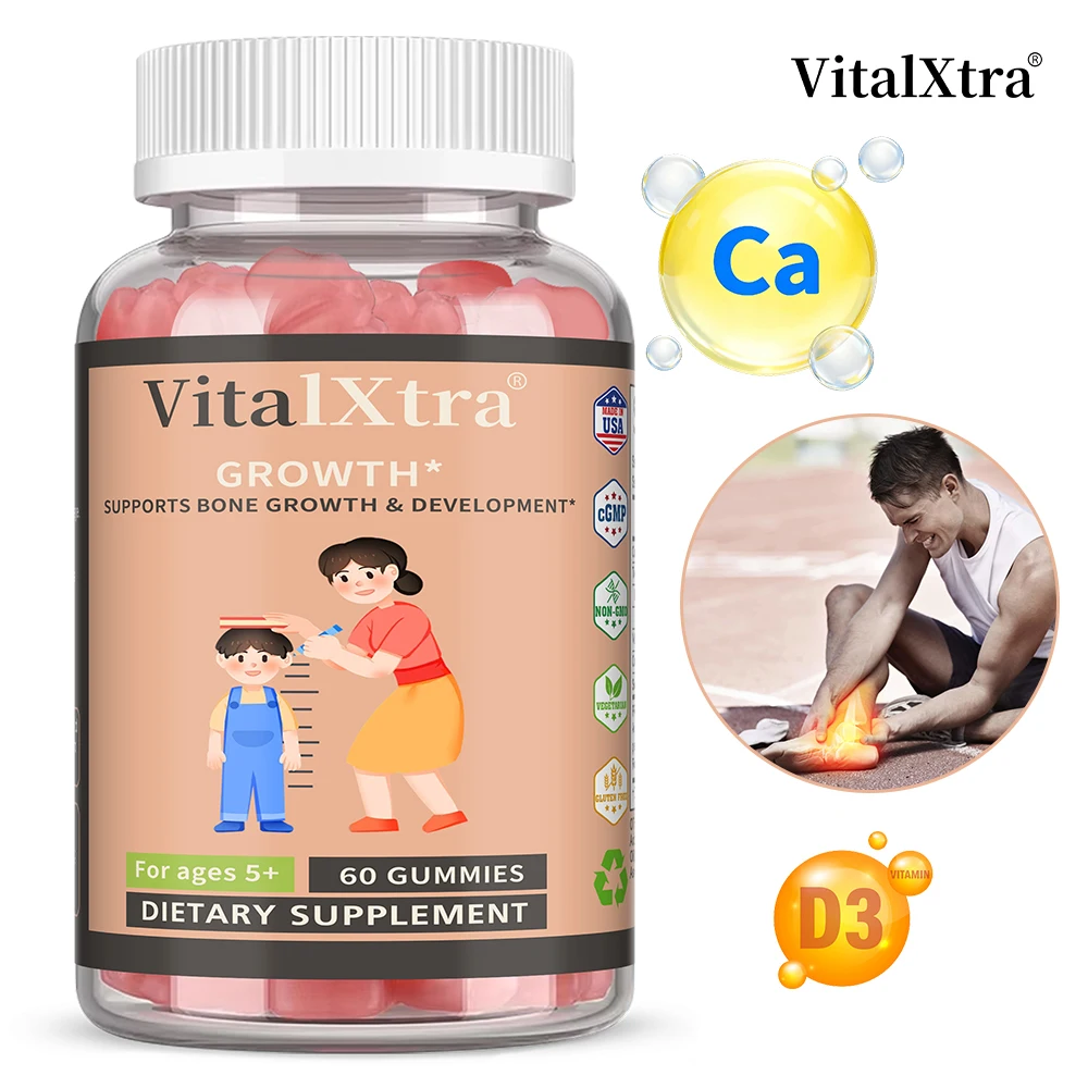 Жевательные конфеты для роста детей – с кальцием и витамином D, для естественного укрепления костей и здорового роста у детей и подростков
Жевательные конфеты для роста детей – с кальцием и витамином D, для естественного укрепления костей и здорового роста у детей и подростков