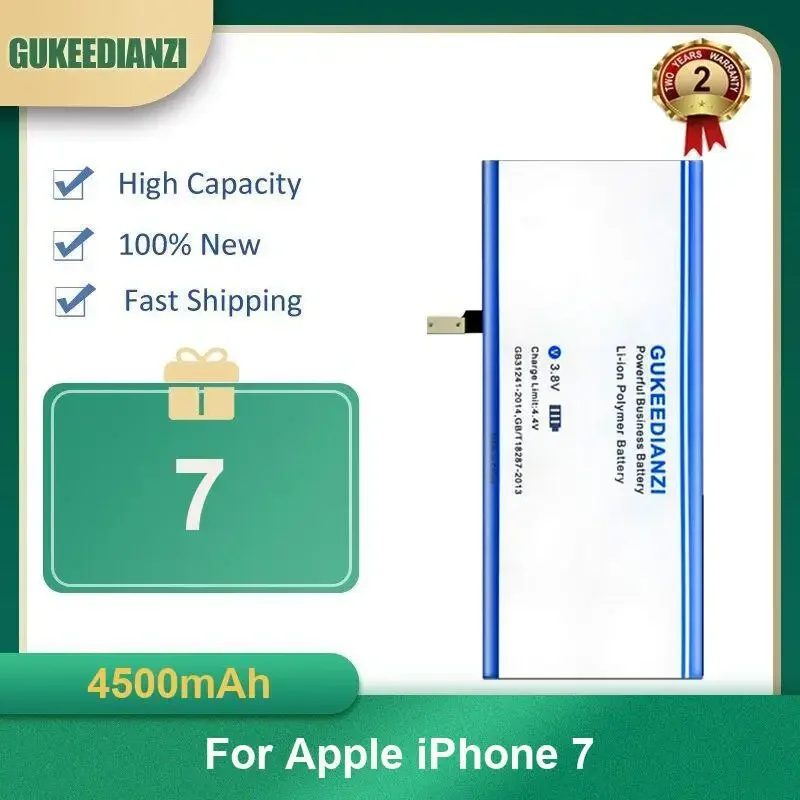 Аккумулятор для мобильного телефона емкостью 4500 мАч 7 для Apple iPhone 7 большой емкости 
Аккумулятор для мобильного телефона емкостью 4500 мАч 7 для Apple iPhone 7 большой емкости