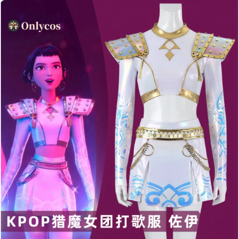 Anime KPop Demon Hunters Zoey Cosplay Costume Uniform Halloween Carnival Party Christmas Play Role Clothes Clothing for Women
Anime KPop Demon Hunters Zoey Cosplay Costume Uniform Halloween Carnival Party Christmas Play Role Clothes Clothing for Women