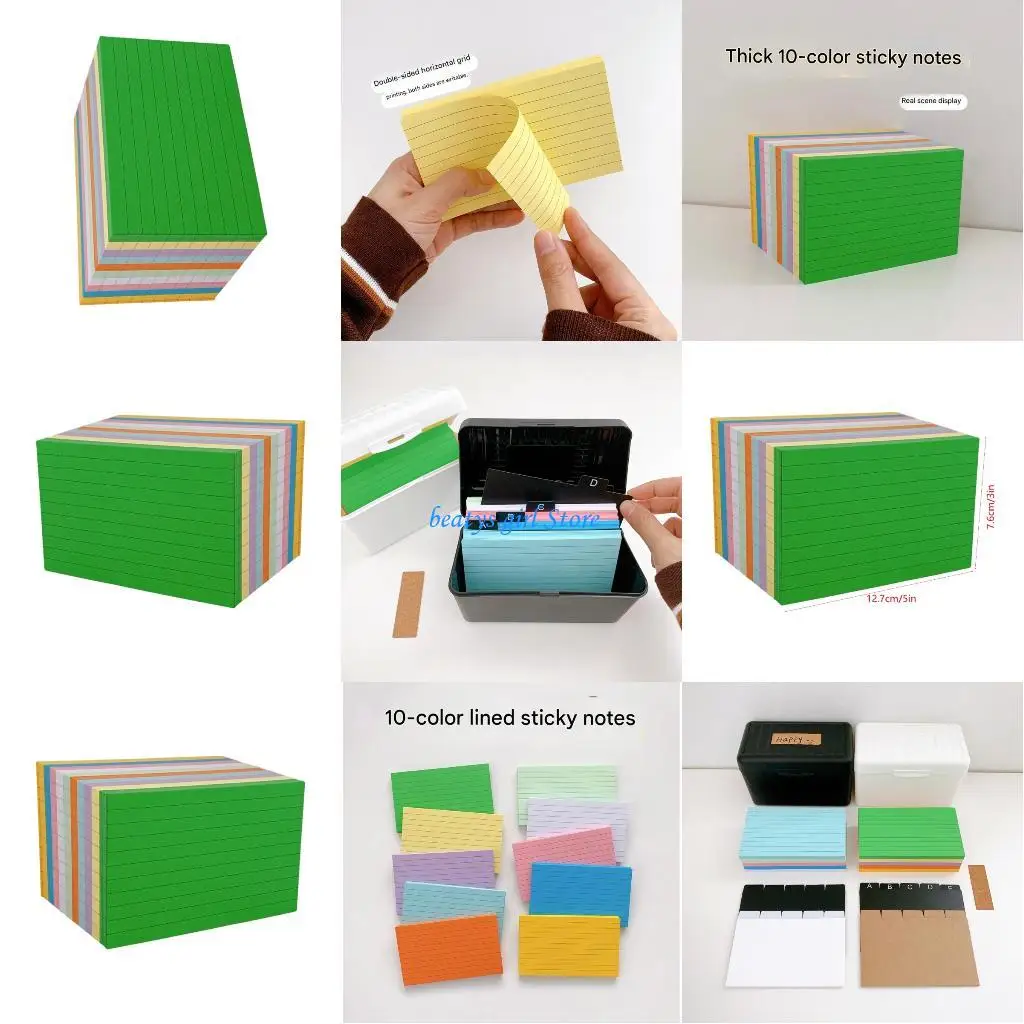 C7AB Notepads With Lines 10 Color Quality Adhesive Paper Perfect for School Office
C7AB Notepads With Lines 10 Color Quality Adhesive Paper Perfect for School Office