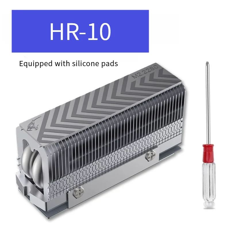 SSDv2 HR-10 dual anti-gravity Heat pipe M.2 solid-state drive SD Active Heat Sink jacket
SSDv2 HR-10 dual anti-gravity Heat pipe M.2 solid-state drive SD Active Heat Sink jacket