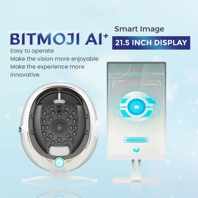 Анализатор кожи лица с ИИ, 3D-сканер кожи, аппарат для анализа кожи, тестер кожи, оборудование для анализа лица для салонов
Анализатор кожи лица с ИИ, 3D-сканер кожи, аппарат для анализа кожи, тестер кожи, оборудование для анализа лица для салонов