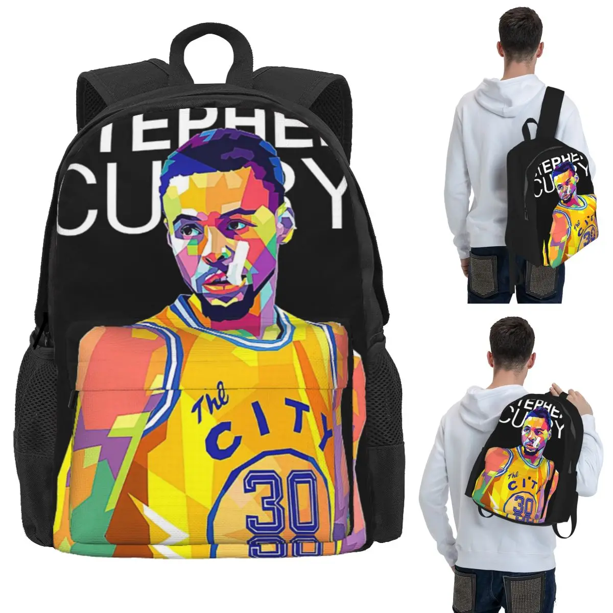 Stephen Curry Student Backpack School Bag Hiking Travel Daypack for Men Women Bookbag Shoulder Bags
Stephen Curry Student Backpack School Bag Hiking Travel Daypack for Men Women Bookbag Shoulder Bags