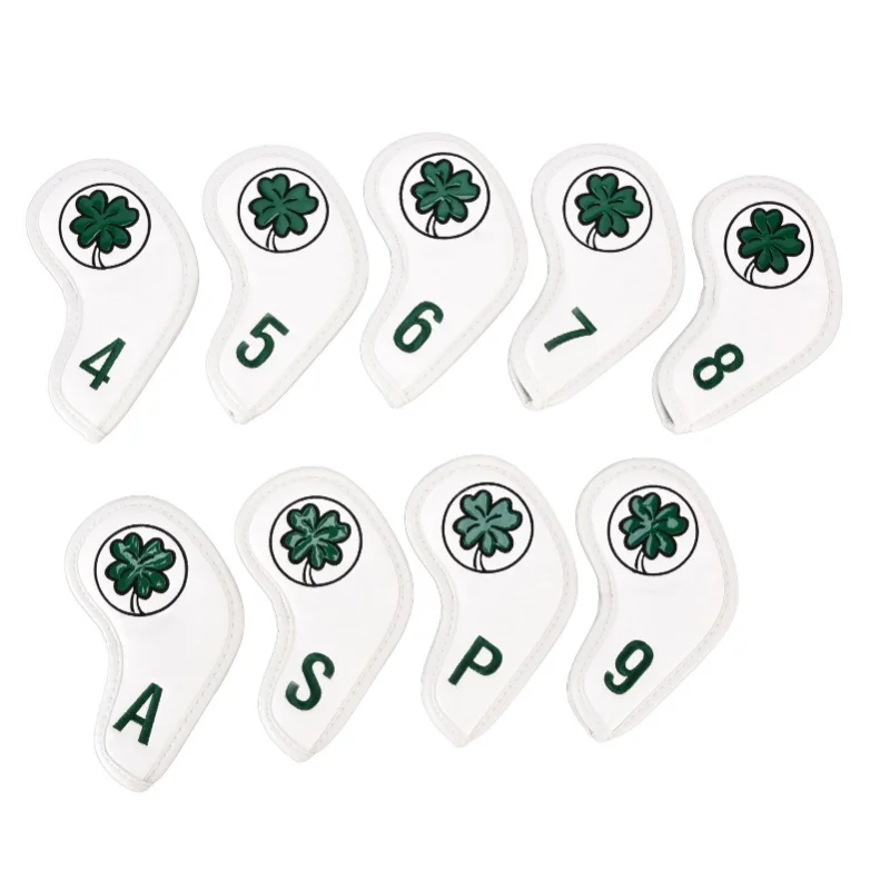 9Pcs/Set PU Iron Club Head Covers Set Golf Iron Headcover Golf Rod Head Protective CoverWhite
9Pcs/Set PU Iron Club Head Covers Set Golf Iron Headcover Golf Rod Head Protective CoverWhite
