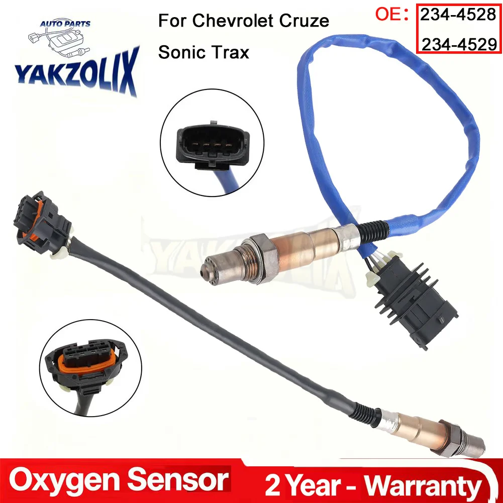 2pcs for Chevrolet Cruze Chevy Sonic TRAX 2011-2015 Oxygen Sensor Upstream Downstream Lambda 55572216 55572993 234-4528 234-4529
2pcs for Chevrolet Cruze Chevy Sonic TRAX 2011-2015 Oxygen Sensor Upstream Downstream Lambda 55572216 55572993 234-4528 234-4529