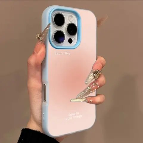 Pink Gradient Pattern Phone Case For Xiaomi Redmi Note 15 14 13 12 11 10 Pro Plus 4G 5G 14C 13C Shockproof Candy CoverRedmi 13