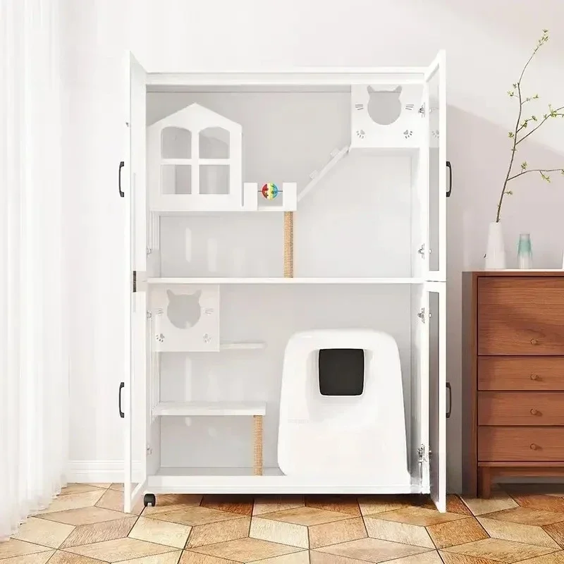 AANordic Solid Wood Cat Cages Balcony Dogs Breathable Villa Multifunctional Cats House Kitten Litter Puppy Nest Pet Shop Cabinet
AANordic Solid Wood Cat Cages Balcony Dogs Breathable Villa Multifunctional Cats House Kitten Litter Puppy Nest Pet Shop Cabinet
