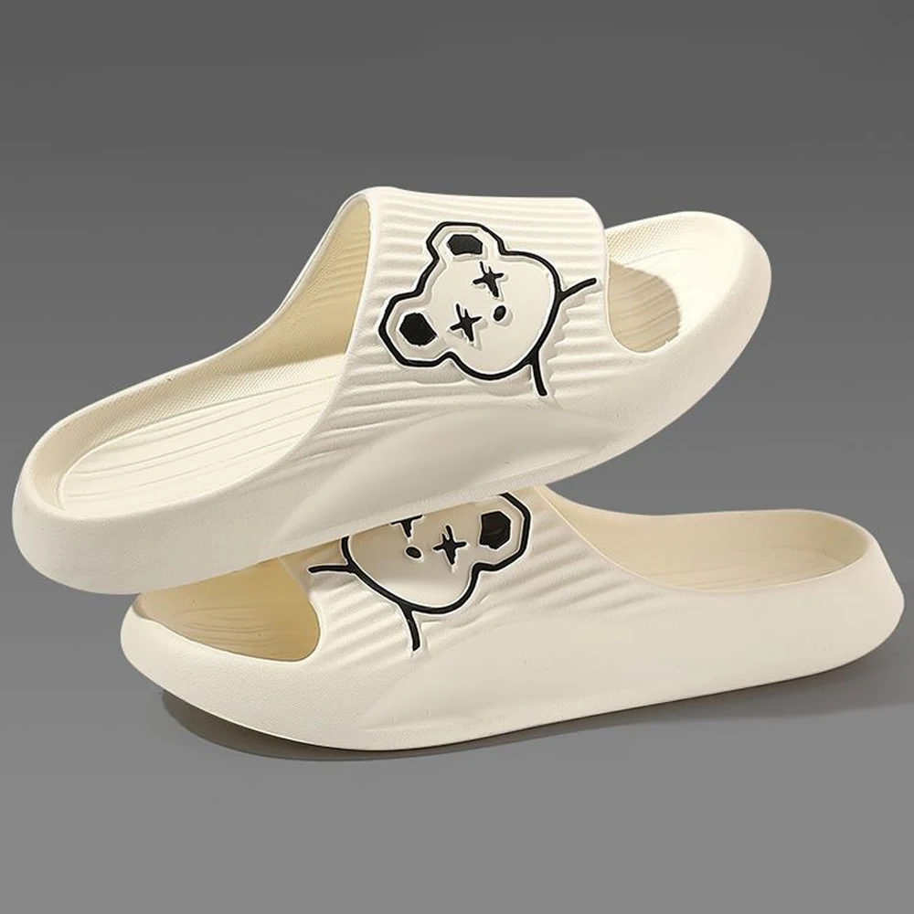 BASATU Cute Cartoon Cat Shoes Indoor Slippers Soft EVA Non-slip Women Men Summer Sandals Couples Beach Slides
BASATU Cute Cartoon Cat Shoes Indoor Slippers Soft EVA Non-slip Women Men Summer Sandals Couples Beach Slides
