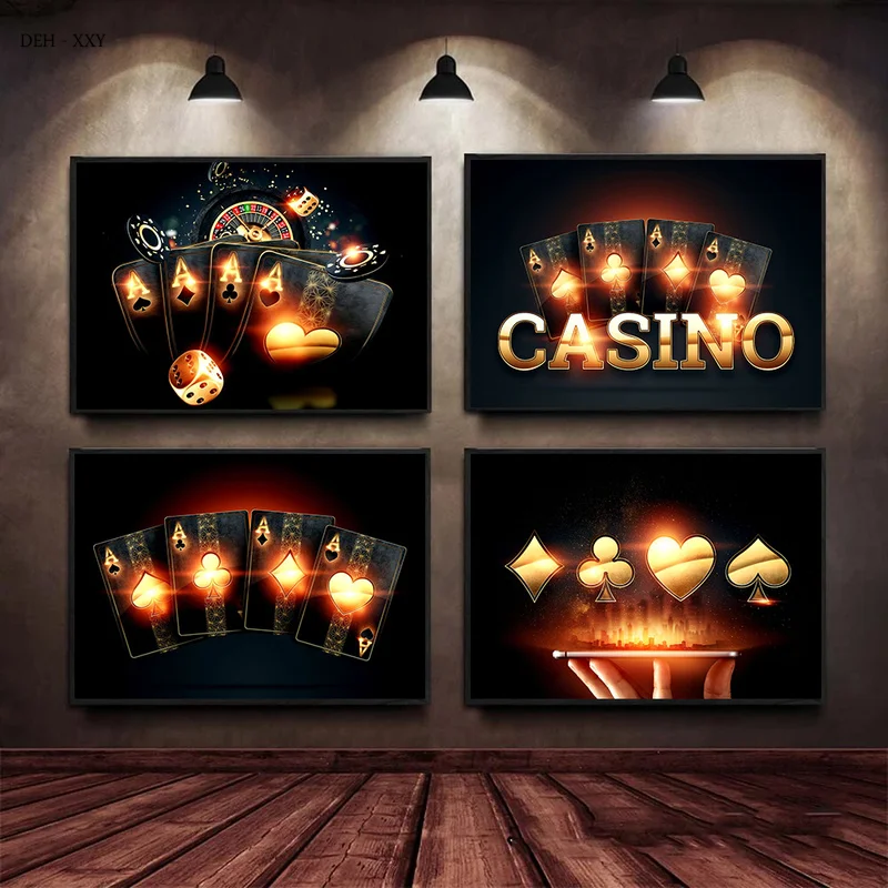 Casino Royale Gambling Wall Art Pictures Card Game Gambling Canvas Painting Posters and Prints Casino Bar Club Wall Decoration
Casino Royale Gambling Wall Art Pictures Card Game Gambling Canvas Painting Posters and Prints Casino Bar Club Wall Decoration