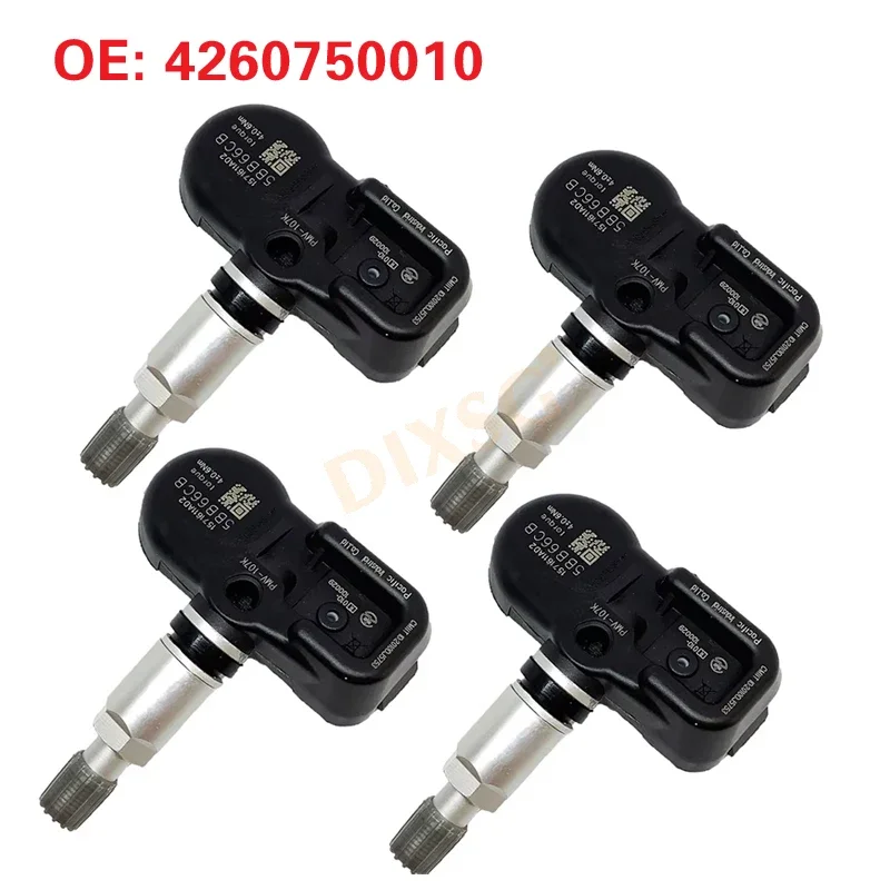 Комплект из 4 датчиков давления в шинах (TPMS) 42607-50010, 42607-50011, PMV-107K для Lexus GS, ES, LS 2005-2012 годов, 433 МГц
Комплект из 4 датчиков давления в шинах (TPMS) 42607-50010, 42607-50011, PMV-107K для Lexus GS, ES, LS 2005-2012 годов, 433 МГц