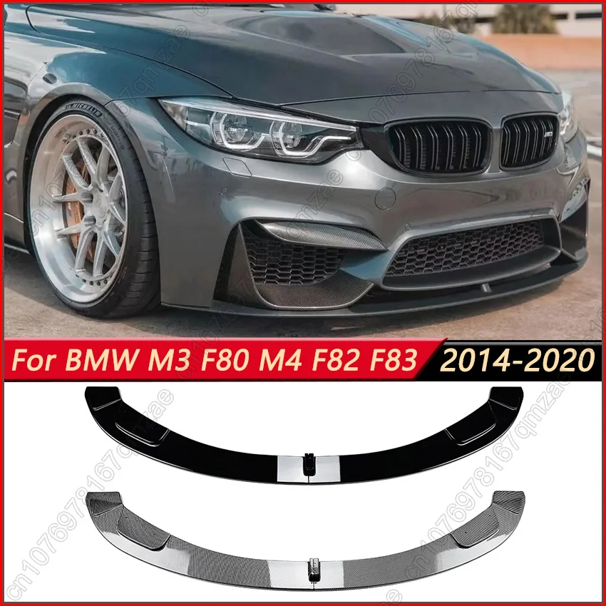 2PCS Car Styling Front Bumper Spoiler Splitters for BMW 3 Series 4 Series M3 M4 F80 F81 F82 F83 2013-2020 Lip Kit Apron Trim
2PCS Car Styling Front Bumper Spoiler Splitters for BMW 3 Series 4 Series M3 M4 F80 F81 F82 F83 2013-2020 Lip Kit Apron Trim