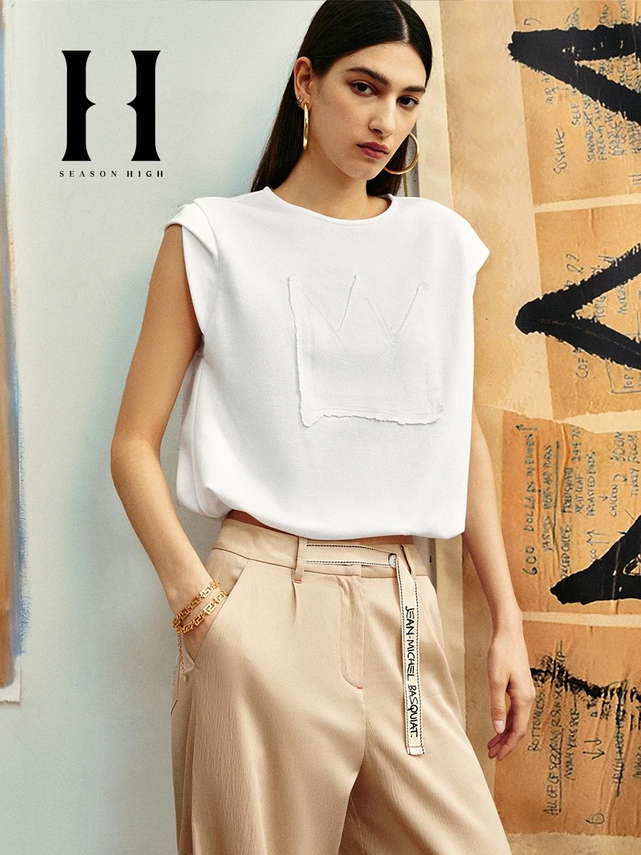 Футболка женская летняя свободного кроя с круглым вырезом, модная, универсальная, с художественным принтом, коллаборация BSQ
Футболка женская летняя свободного кроя с круглым вырезом, модная, универсальная, с художественным принтом, коллаборация BSQ