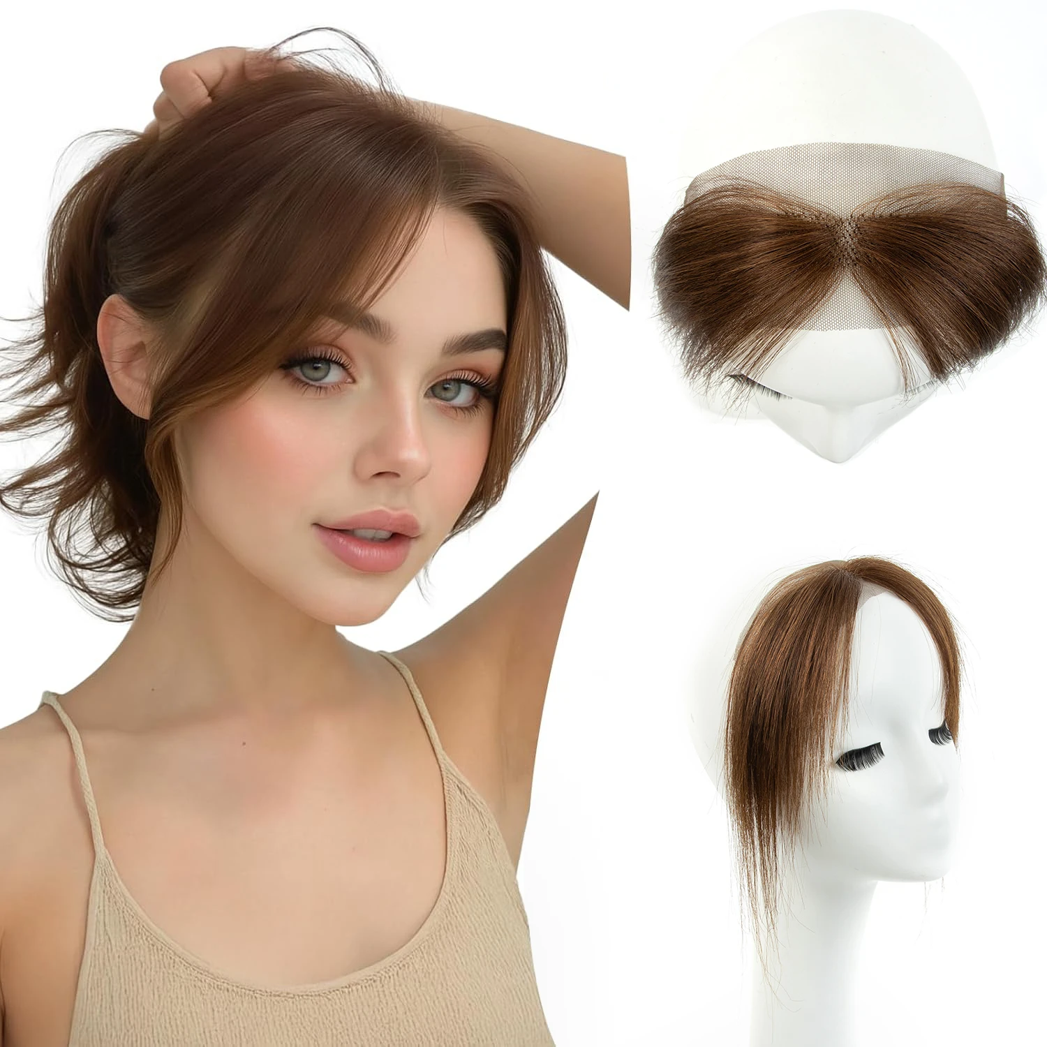 Human Bangs Real Hairpiece Invisible Breathable Smooth Bangs for Women Daily Use Cover the High Hairline Sided 1Pcs
Human Bangs Real Hairpiece Invisible Breathable Smooth Bangs for Women Daily Use Cover the High Hairline Sided 1Pcs
