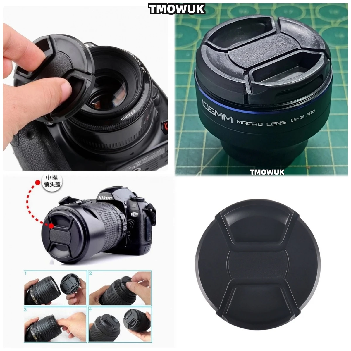 For FUJIFILM X-S10 X-T60 X-Pro3 X-A10 X-H2S X-M1 X-E4 X-T5 X-T200 X-T10 Camera Lens Cap Protective Cover Center Pinch Snap-on 49
For FUJIFILM X-S10 X-T60 X-Pro3 X-A10 X-H2S X-M1 X-E4 X-T5 X-T200 X-T10 Camera Lens Cap Protective Cover Center Pinch Snap-on 49