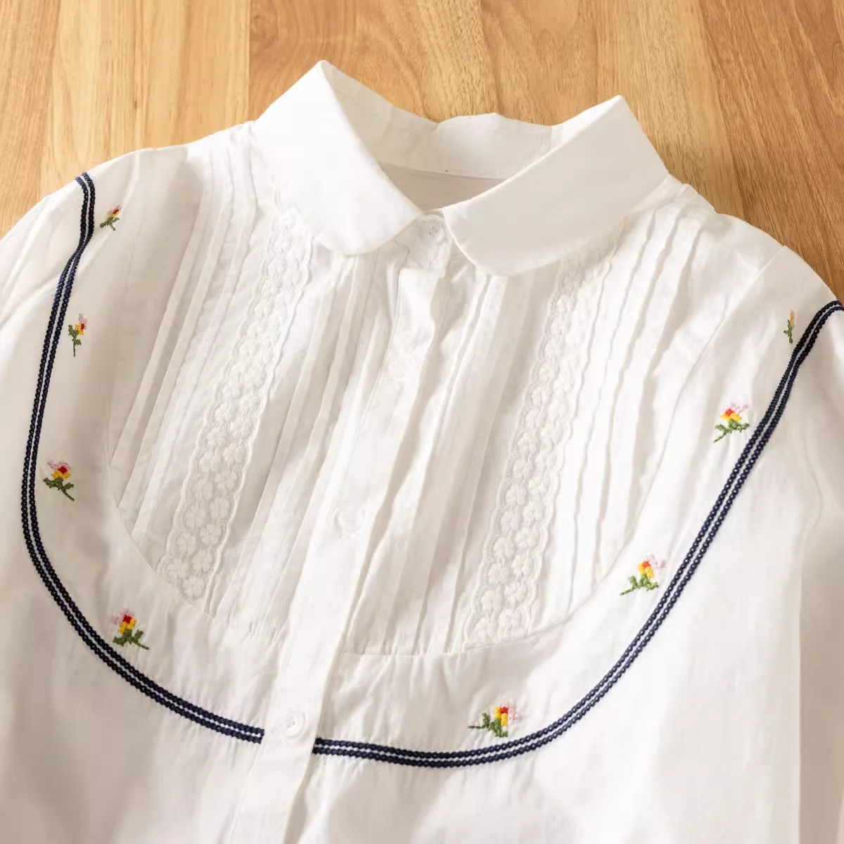 2025 Ladies clothes Japan designer women 100% cotton embroidery white shirts long sleeve blouses spring women's clothing
2025 Ladies clothes Japan designer women 100% cotton embroidery white shirts long sleeve blouses spring women's clothing
