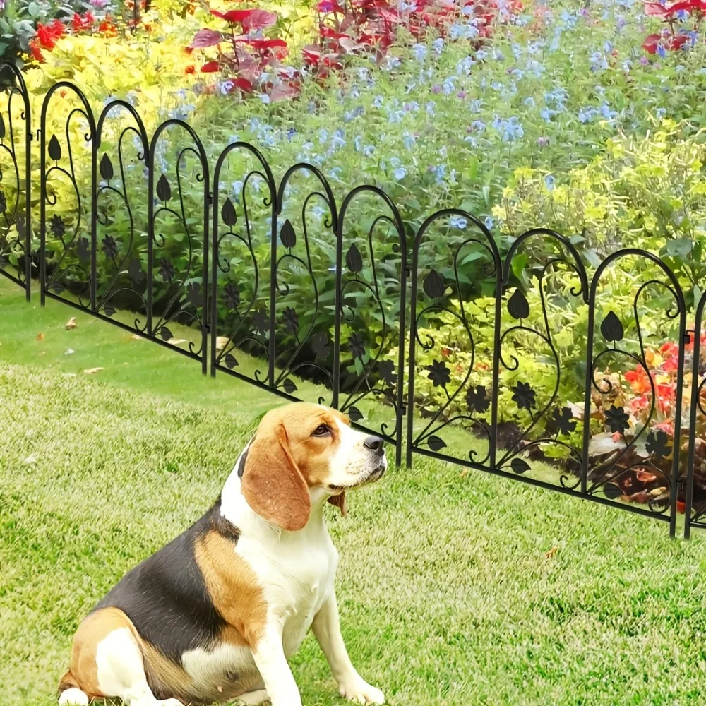 5pcs 23.4 Inch X 24.4 Inch Decorative Garden Fence Panels Metal Landscape Wire Edging Fences White Animal Barrier Border for Outdoor Patios
5pcs 23.4 Inch X 24.4 Inch Decorative Garden Fence Panels Metal Landscape Wire Edging Fences White Animal Barrier Border for Outdoor Patios
