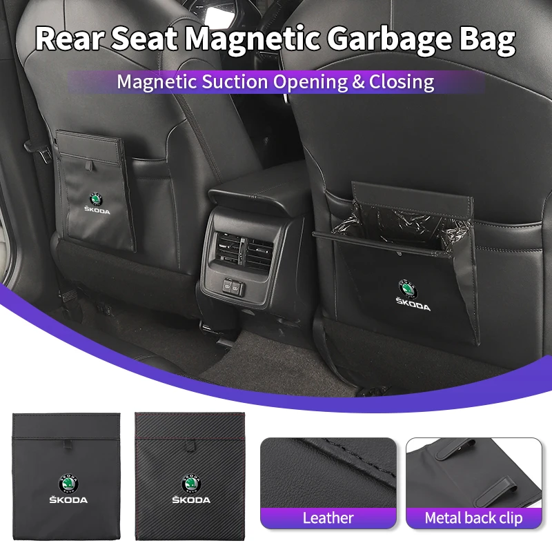 Car Seatback Waste Bag Trash Pocket Garbage Pouch Accessories For Skoda Octavia Rapid Kodiaq Superb Derivative Karoq Fabia Kamiq
Car Seatback Waste Bag Trash Pocket Garbage Pouch Accessories For Skoda Octavia Rapid Kodiaq Superb Derivative Karoq Fabia Kamiq