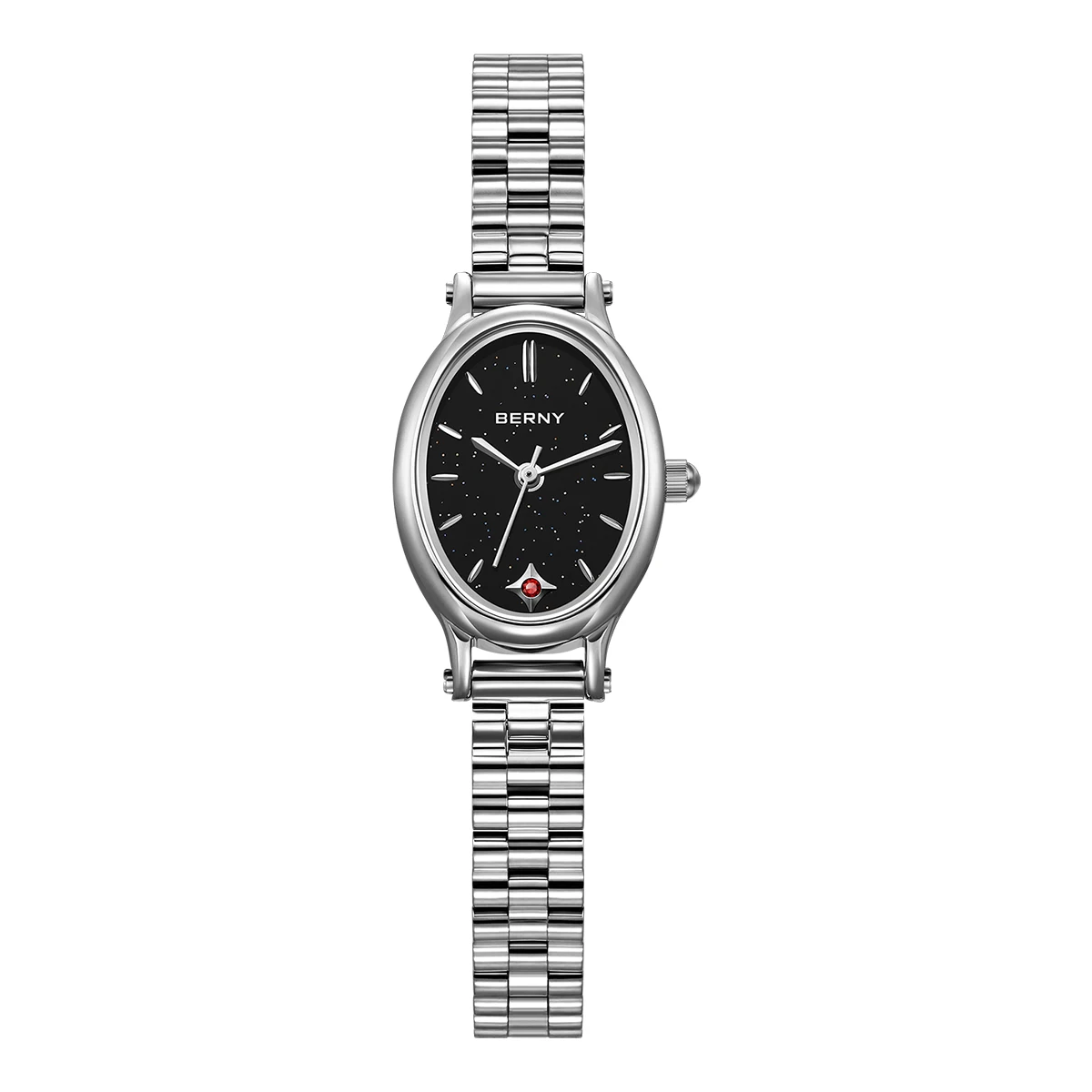 BERNY Women Watch Starry Sky Dial Ladies Wristwatch Oval Quartz Jewelry Bracelet Set Fashion Mini Watch Small Ladies Watches
BERNY Women Watch Starry Sky Dial Ladies Wristwatch Oval Quartz Jewelry Bracelet Set Fashion Mini Watch Small Ladies Watches