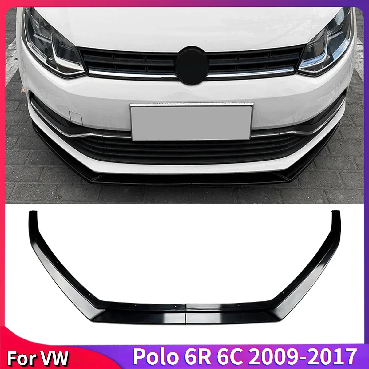 Car Front Bumper Lip for VW 6R 6C 2009-2017 Splitter Diffuser Body Kit Spoiler Bumper Guard Protector Auto Lower Decoration
Car Front Bumper Lip for VW 6R 6C 2009-2017 Splitter Diffuser Body Kit Spoiler Bumper Guard Protector Auto Lower Decoration