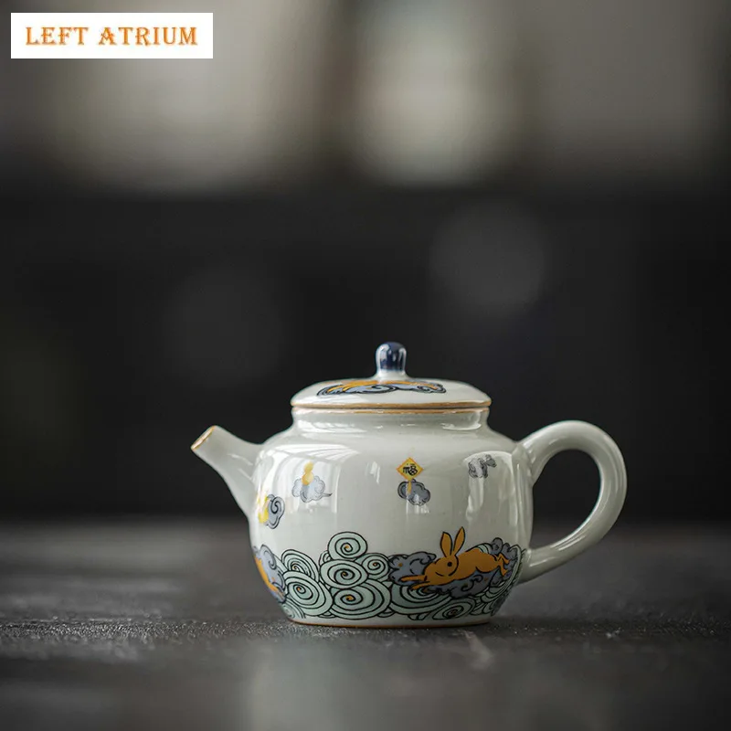 Rabbit Cute Chinese Ceramic Kettle Teapot Tea Ceremony Set Milk Oolong Tea Tie Guan Yin Jasmine Cartoon Teaware Type
Rabbit Cute Chinese Ceramic Kettle Teapot Tea Ceremony Set Milk Oolong Tea Tie Guan Yin Jasmine Cartoon Teaware Type