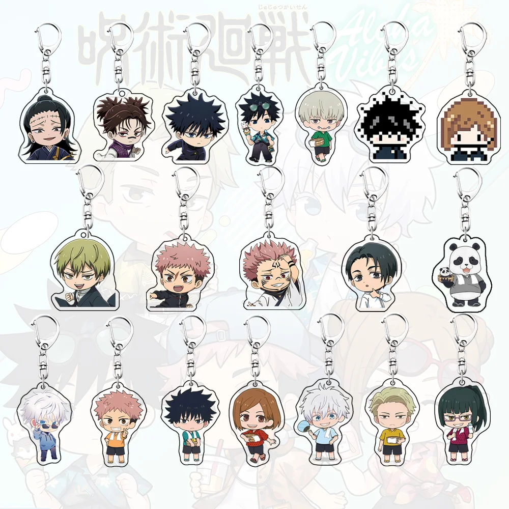 Anime Jujutsu Kaisen 6CM Satoru Gojo Yuji Itadori Acrylic Stand keychain Figure Bag Pendant Desktop Decor Collection Gift Fans
Anime Jujutsu Kaisen 6CM Satoru Gojo Yuji Itadori Acrylic Stand keychain Figure Bag Pendant Desktop Decor Collection Gift Fans