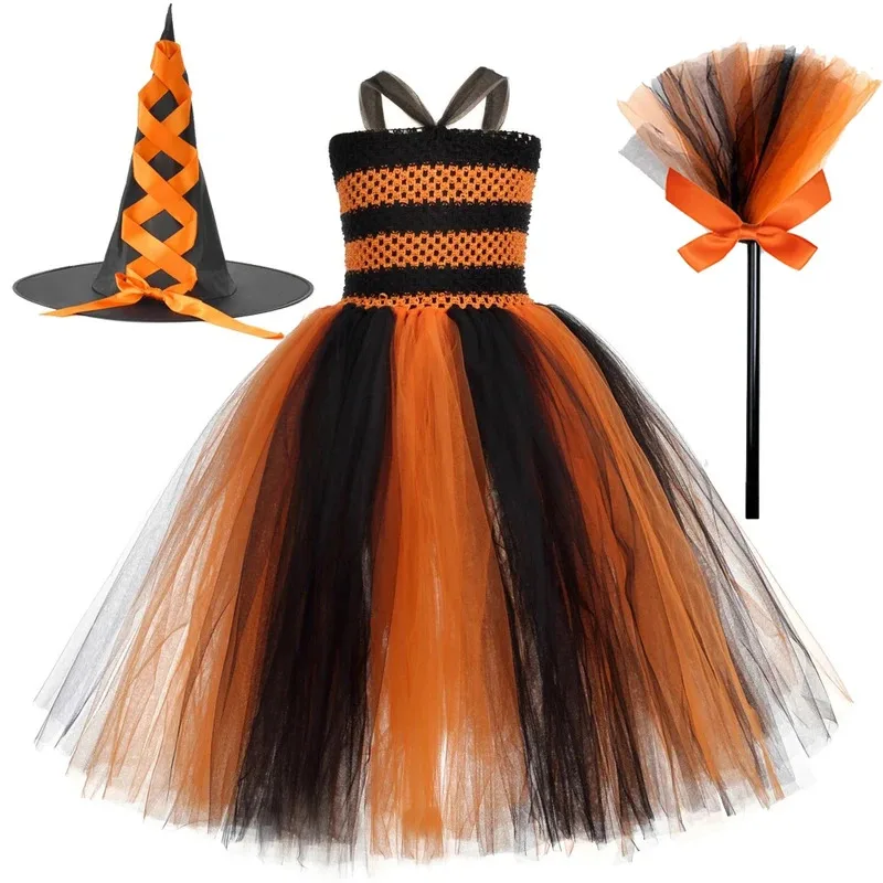 Sky03 Orange Black Long Witch Dresses for Girls Pumpkin Halloween Costumes for Kids Carnival Party Cosplay Outfit with Magi55Hu%
Sky03 Orange Black Long Witch Dresses for Girls Pumpkin Halloween Costumes for Kids Carnival Party Cosplay Outfit with Magi55Hu%