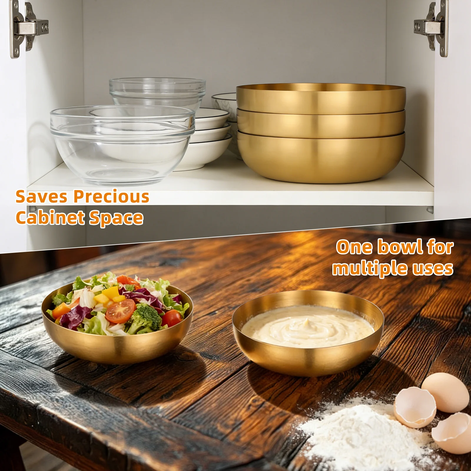 Stainless Steel Ramen Bowl Chic Sturdy Fruit Bowl for Daily Use Dinner Party Gift Home Kitchen Accessory Home Accessory
Stainless Steel Ramen Bowl Chic Sturdy Fruit Bowl for Daily Use Dinner Party Gift Home Kitchen Accessory Home Accessory