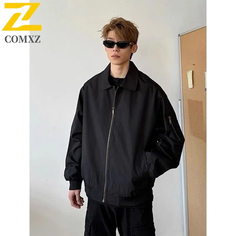 COMXZ Men Baseball Uniform Solid Color Minimalist Korean Fashion Autumn Outdoor Sport Travel Coat Streetwear 2025 Chaqueta
COMXZ Men Baseball Uniform Solid Color Minimalist Korean Fashion Autumn Outdoor Sport Travel Coat Streetwear 2025 Chaqueta