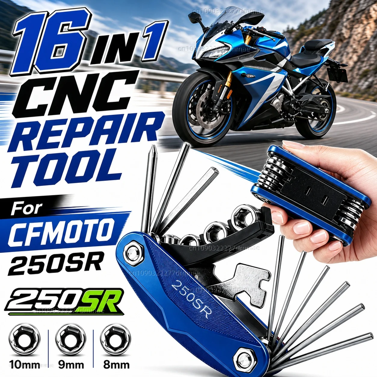 For CFMOTO 250SR Papio XO-1 Motorcycle Tool Repair Kit Multifunctional Screwdriver Wrench Hex Key Set Portable Bike Maintenance
For CFMOTO 250SR Papio XO-1 Motorcycle Tool Repair Kit Multifunctional Screwdriver Wrench Hex Key Set Portable Bike Maintenance