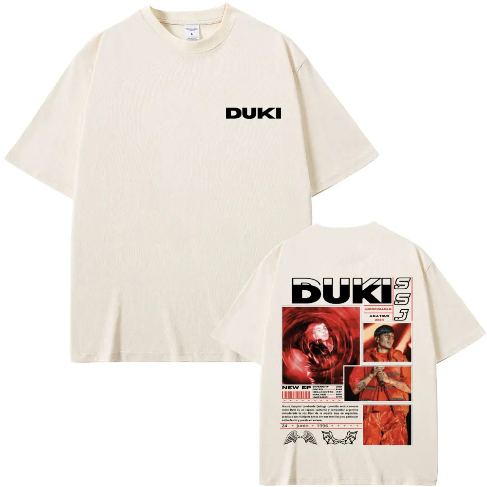 Rapper Duki ADA Tour Graphic T-shirt Men Women Hip Hop Oversized T Shirts Men's Fashion Trend T-shirts Male Casual Cotton Tshirt
Rapper Duki ADA Tour Graphic T-shirt Men Women Hip Hop Oversized T Shirts Men's Fashion Trend T-shirts Male Casual Cotton Tshirt