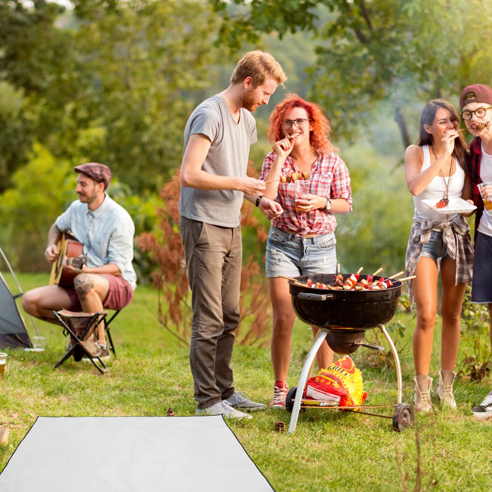BBQ Fireproof Mat Charcoal Stove Pad Deck Mats for Grilling Pit Accessories Silica Gel Square Outdoor Mat Fire Retardant Rugs 
BBQ Fireproof Mat Charcoal Stove Pad Deck Mats for Grilling Pit Accessories Silica Gel Square Outdoor Mat Fire Retardant Rugs