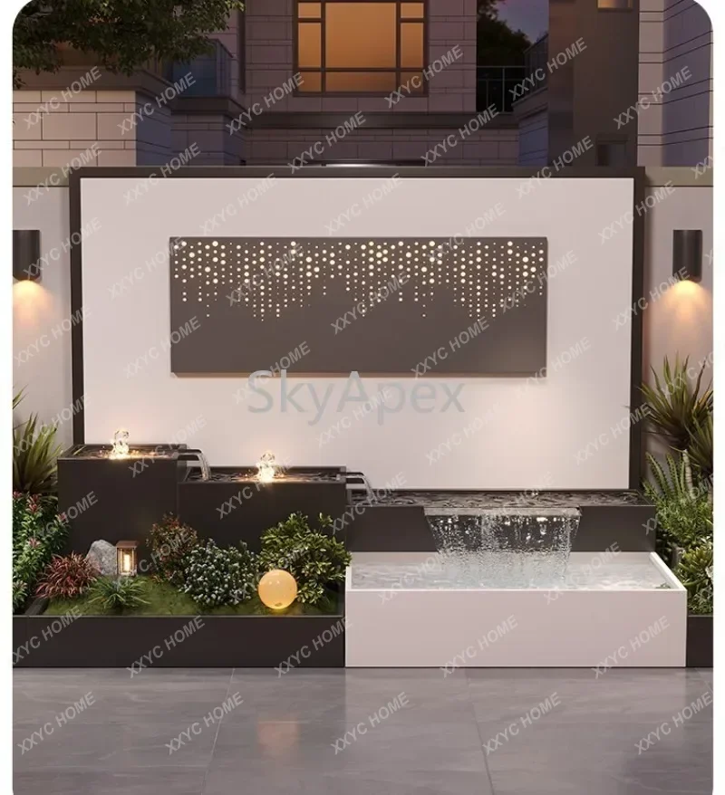 M02 Stainless Steel Garden Water Curtain Wall -Durable Rustproof Recirculating Waterfall Screen for Villa Landscape Fish Pond
M02 Stainless Steel Garden Water Curtain Wall -Durable Rustproof Recirculating Waterfall Screen for Villa Landscape Fish Pond