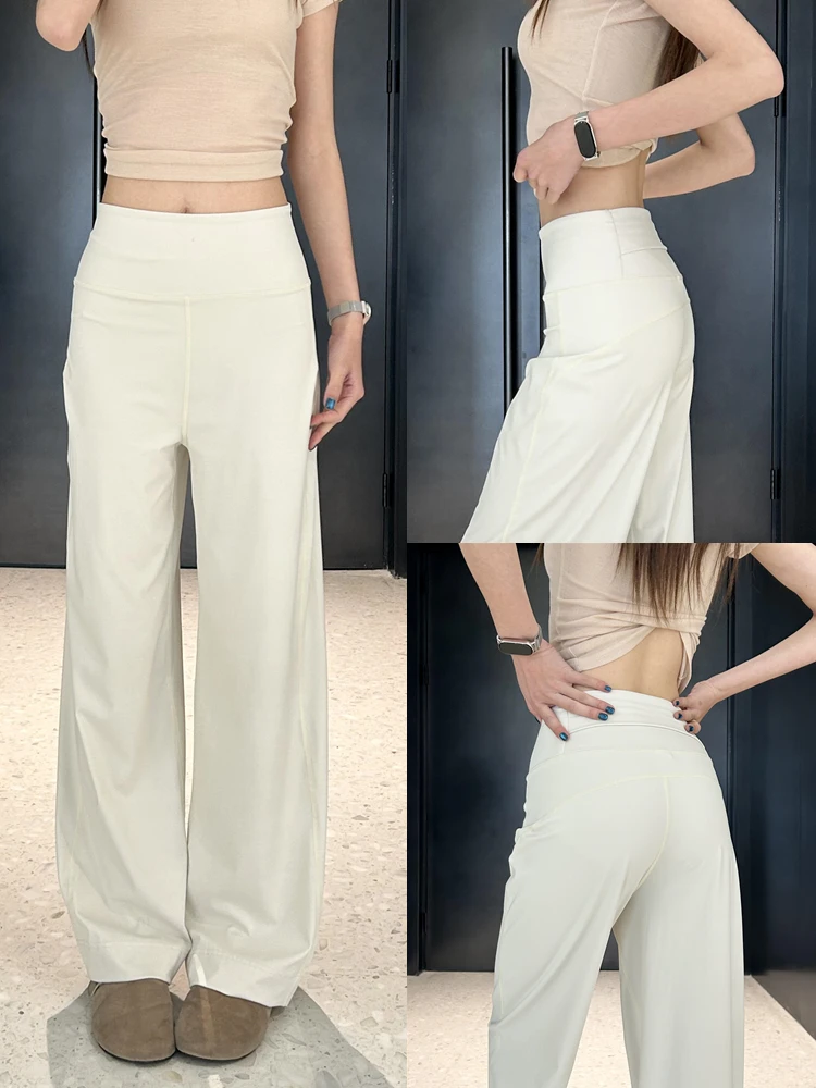 Retro White Yoga Pants Women's Summer New Small Size High Waist Loose Casual Slimming Fitness Sports Quick Dry Pants
Retro White Yoga Pants Women's Summer New Small Size High Waist Loose Casual Slimming Fitness Sports Quick Dry Pants