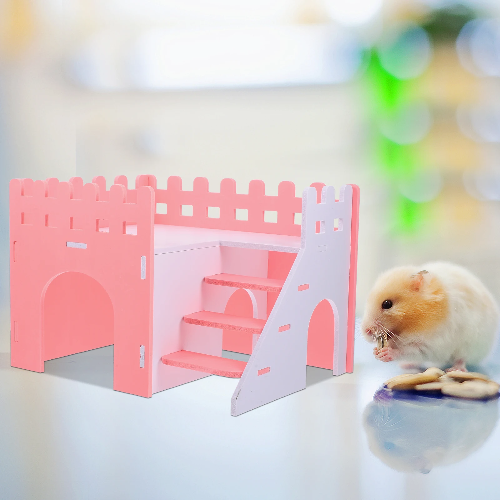 Pink Large Grid Double Layer Villa Durable PVC Guinea Pig Chinchilla Toys Rat House Hedgehog Hideaway Pet Rest Play Year Round
Pink Large Grid Double Layer Villa Durable PVC Guinea Pig Chinchilla Toys Rat House Hedgehog Hideaway Pet Rest Play Year Round