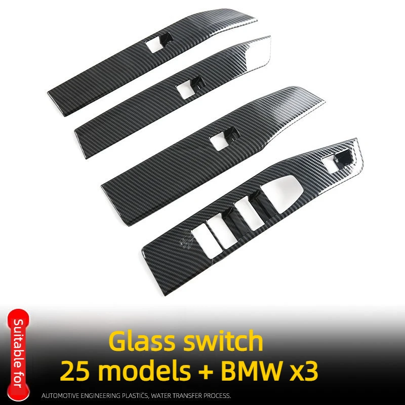 For BMW X3 G45 2024 2025 window lift button decorative frame glass lift switch frame interior modification ABS Carbon fiber
For BMW X3 G45 2024 2025 window lift button decorative frame glass lift switch frame interior modification ABS Carbon fiber