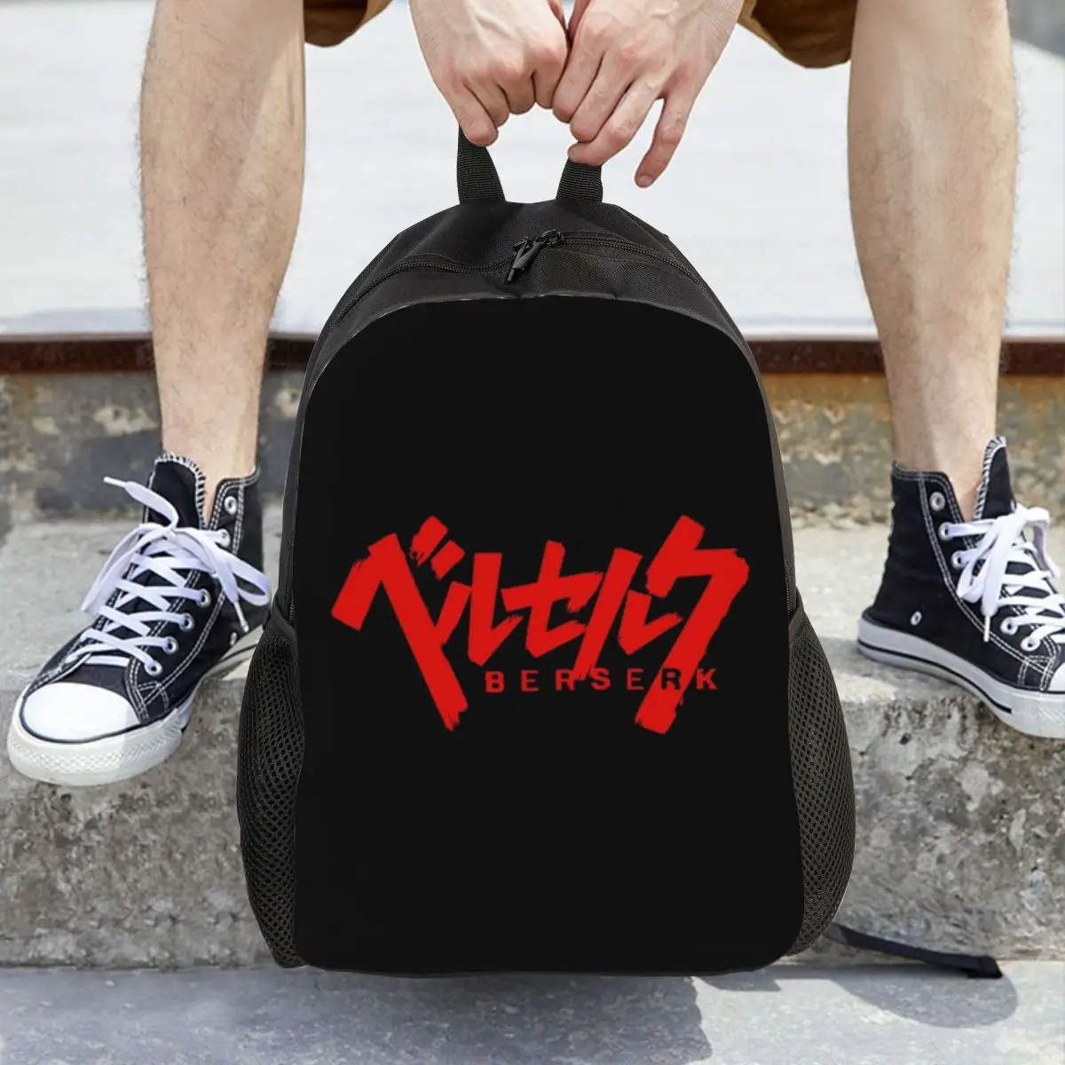 Japanese Anime Berserk Logo Backpack Daypack Large Capacity Boys Girls BookBag School Bag Shoulder Bags for Men Women
Japanese Anime Berserk Logo Backpack Daypack Large Capacity Boys Girls BookBag School Bag Shoulder Bags for Men Women
