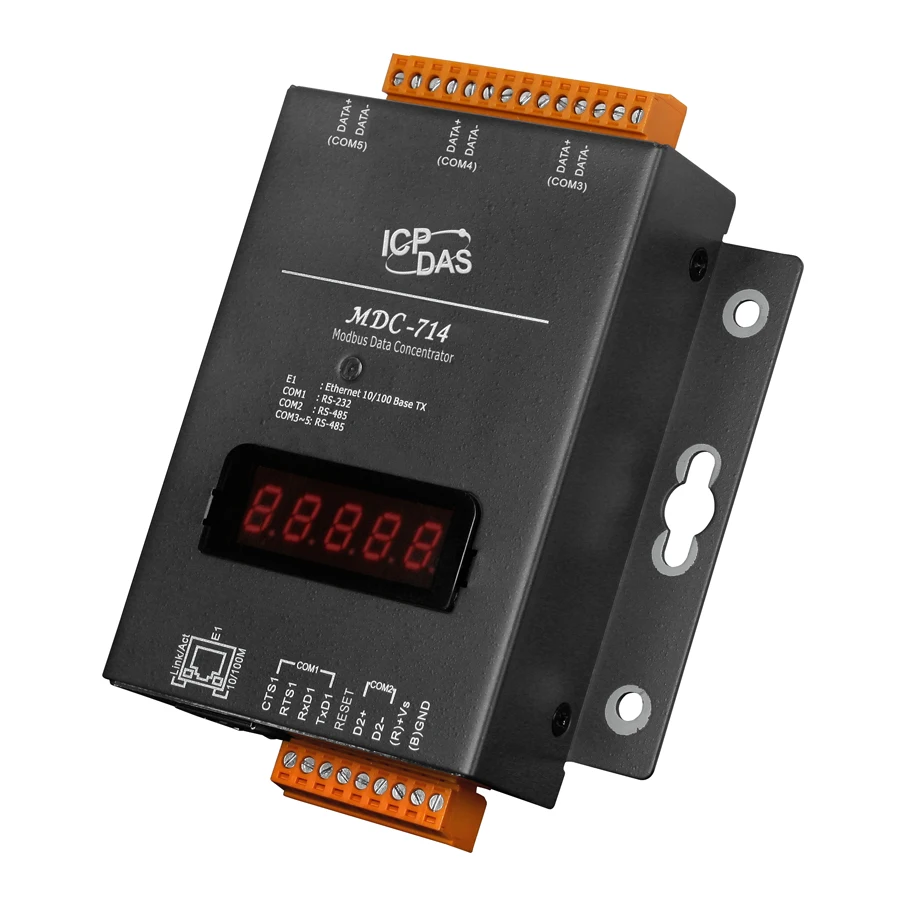 icpdas MDC-714 Modbus Data Concentrator 1 x Ethernet, 1 x RS-232, 4 x RS-485
icpdas MDC-714 Modbus Data Concentrator 1 x Ethernet, 1 x RS-232, 4 x RS-485