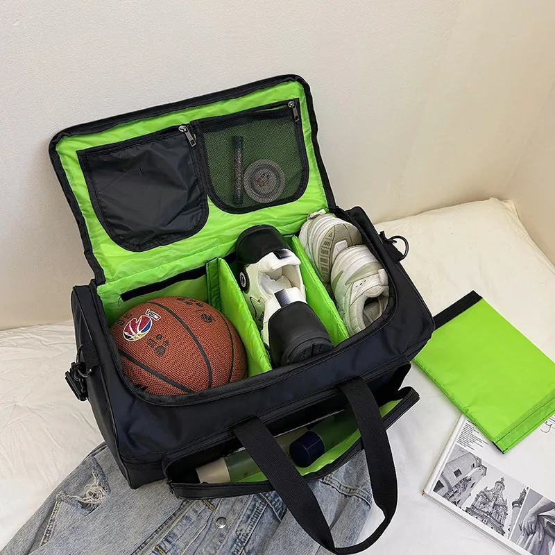 1pcs Crossbody Duffle Bag Oxford Fabric Wide Handle Dry Wet Separation Swim Gym Casual Daily Portable Hand Bag
1pcs Crossbody Duffle Bag Oxford Fabric Wide Handle Dry Wet Separation Swim Gym Casual Daily Portable Hand Bag