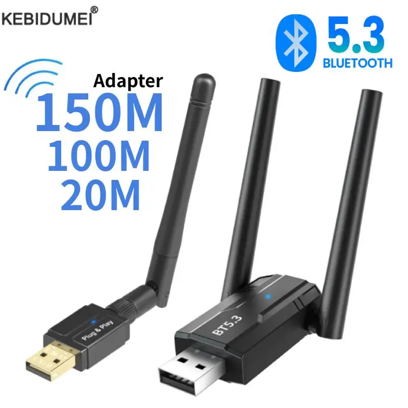 150 м USB Bluetooth 5,3 адаптер для ПК динамик беспроводная мышь клавиатура музыкальный аудио приемник передатчик Bluetooth 5,1 ключ
150 м USB Bluetooth 5,3 адаптер для ПК динамик беспроводная мышь клавиатура музыкальный аудио приемник передатчик Bluetooth 5,1 ключ
