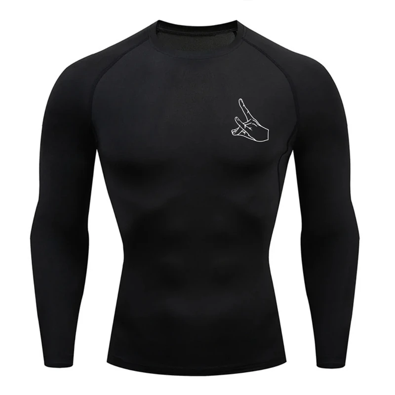 Men's Graphic Long Sleeve Compression Shirt Sports Quick Drying Exercise Running T-Shirt Top Spring and Autumn Basic Undershirt
Men's Graphic Long Sleeve Compression Shirt Sports Quick Drying Exercise Running T-Shirt Top Spring and Autumn Basic Undershirt