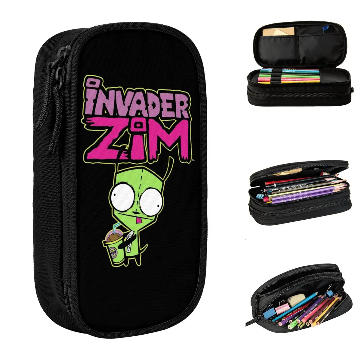Invaders Zims Подвеска для портретов, аксессуары для ручек, коробка большой емкости, офисные принадлежности, фотокарандаш, канцелярские принадлежности, отличные подарки
Invaders Zims Подвеска для портретов, аксессуары для ручек, коробка большой емкости, офисные принадлежности, фотокарандаш, канцелярские принадлежности, отличные подарки