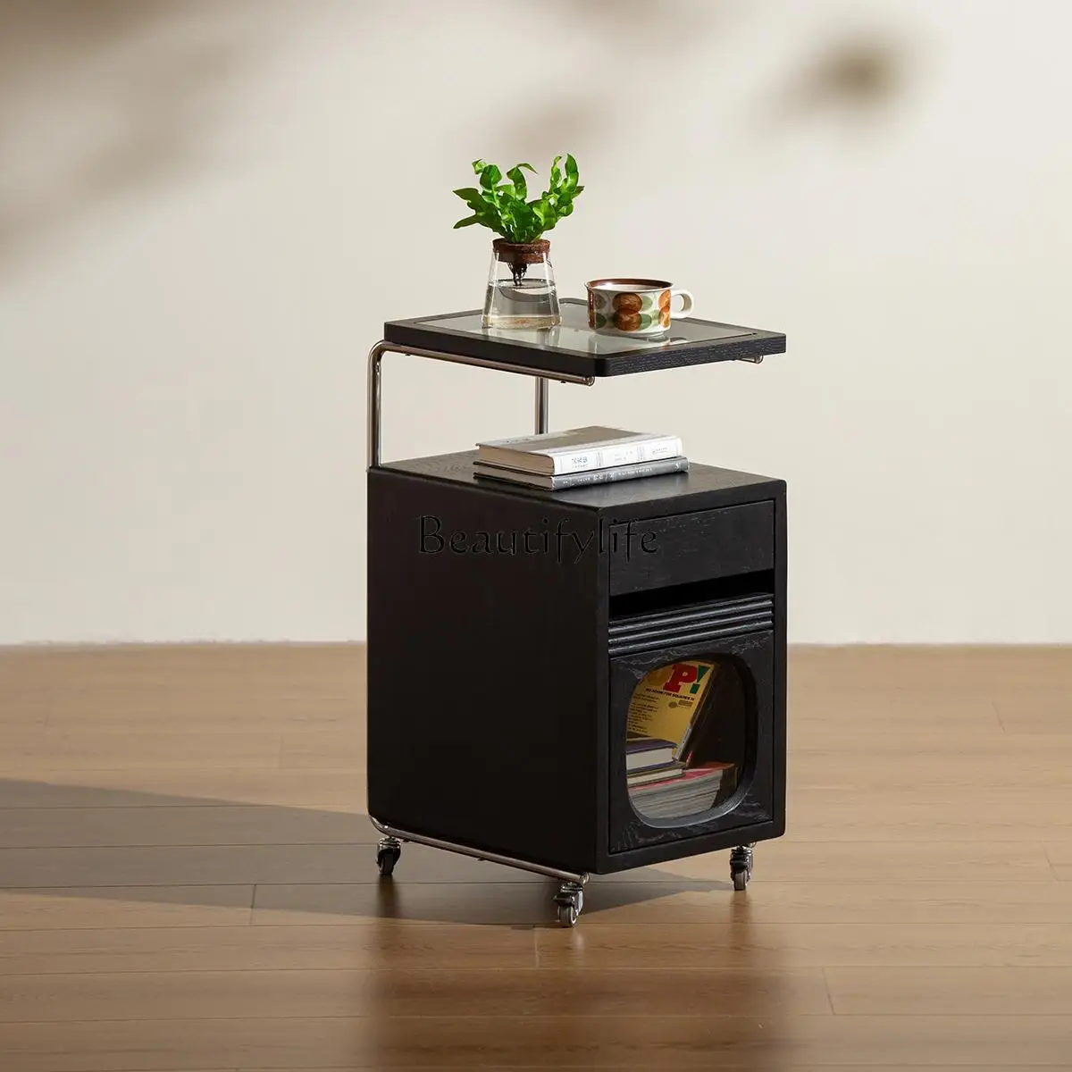 Extremely narrow modern simple bedside table small household solid wood living room small coffee table
Extremely narrow modern simple bedside table small household solid wood living room small coffee table