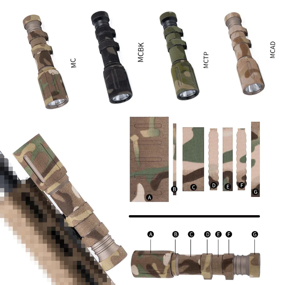 Tactical Flashlight Camouflage Sticker FlashLight Protective Wrap Decal Skin 4 Colors Anti-Slip for PLHv2 Torch Accessories
Tactical Flashlight Camouflage Sticker FlashLight Protective Wrap Decal Skin 4 Colors Anti-Slip for PLHv2 Torch Accessories