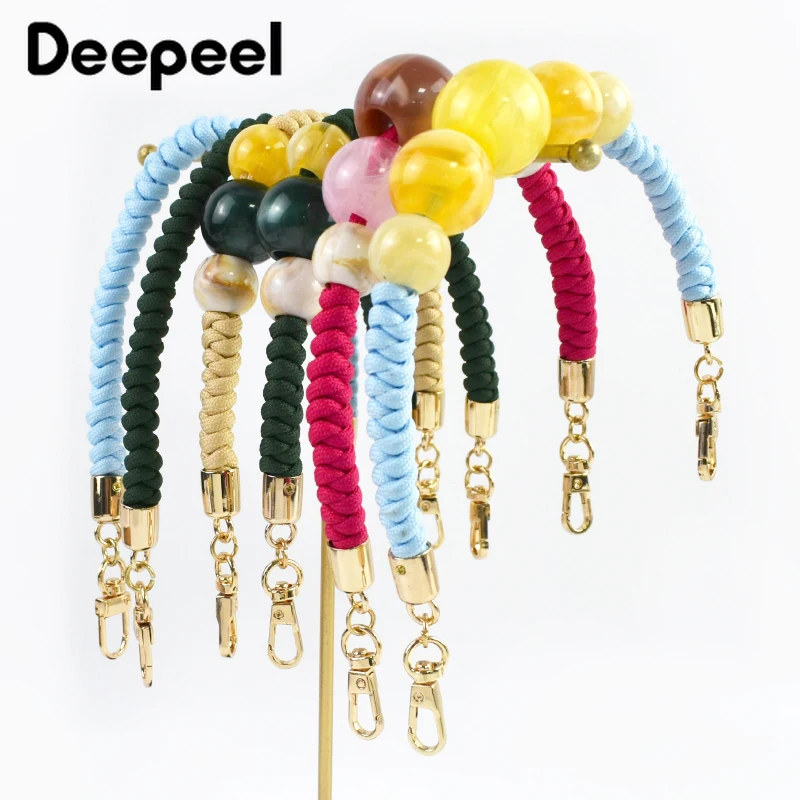 1Pc 33cm Plastic Bead Woven Rope Bags Handle for Women Purse Chain Handbag Shoulder Strap Bracelets DIY Handmade Bag Accessories
1Pc 33cm Plastic Bead Woven Rope Bags Handle for Women Purse Chain Handbag Shoulder Strap Bracelets DIY Handmade Bag Accessories