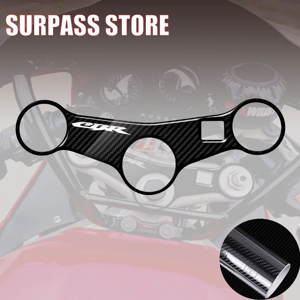 Motorcycle sticker 3D Carbon-look Upper Triple Yoke Defender motorcycle front fork sticker For Honda CBR900 1996-1997
Motorcycle sticker 3D Carbon-look Upper Triple Yoke Defender motorcycle front fork sticker For Honda CBR900 1996-1997