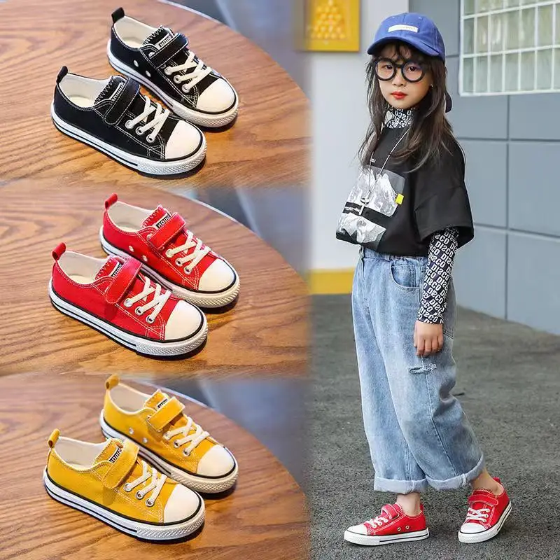 Spring Boys Girls Canvas Sneakers Slip-On Breathable Casual Shoes Children Soft-Soled Vulcanized Sports Shoes Kids Casual Shoes
Spring Boys Girls Canvas Sneakers Slip-On Breathable Casual Shoes Children Soft-Soled Vulcanized Sports Shoes Kids Casual Shoes