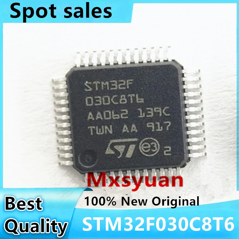 10PCSPCS/LOT STM32F030C8T6 STM32F030C6T6 STM32F030CCT6 STM32F030R8T6 STM32F030RCT6 STM32F030K6T6 LQFP 100% original authentic
10PCSPCS/LOT STM32F030C8T6 STM32F030C6T6 STM32F030CCT6 STM32F030R8T6 STM32F030RCT6 STM32F030K6T6 LQFP 100% original authentic