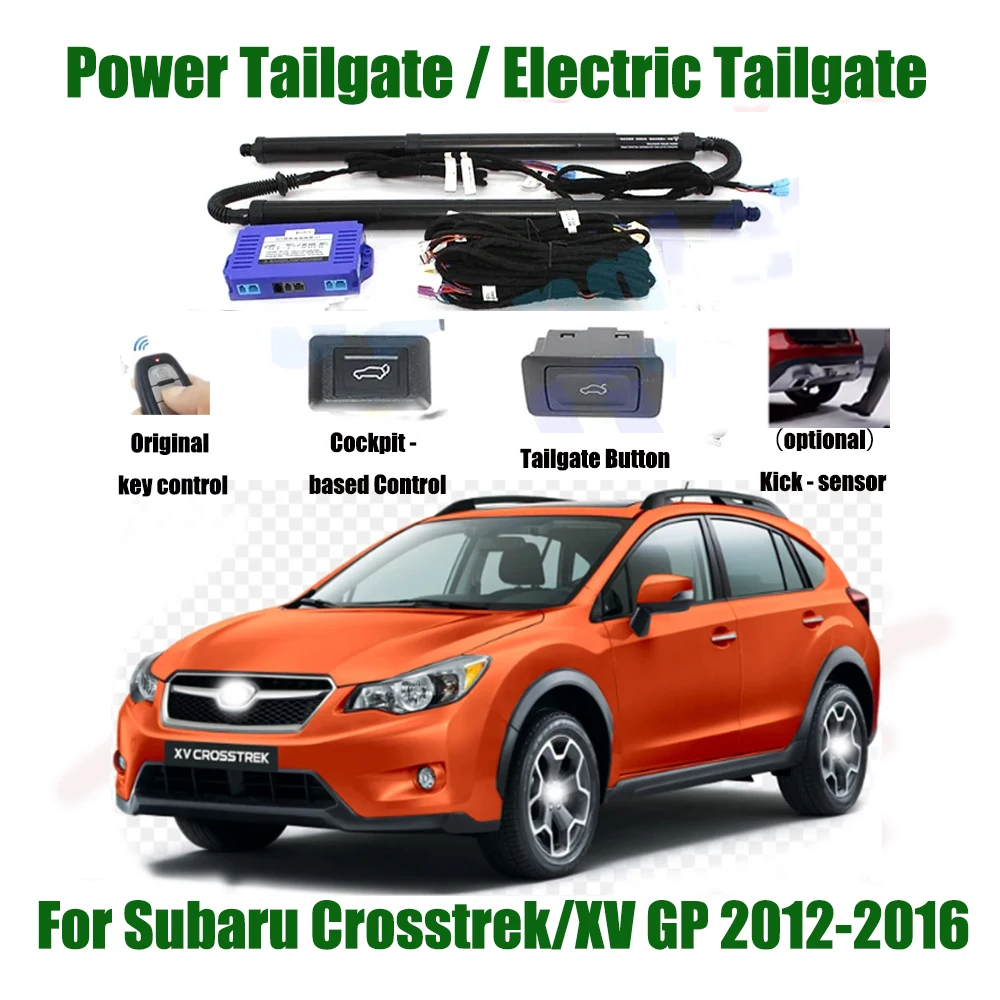 Для Subaru Crosstrek/XV GP 2012-2016 автомобильный автоматический подъемный комплект, открывающий багажник, интеллектуальный электрический подъемник задней двери
Для Subaru Crosstrek/XV GP 2012-2016 автомобильный автоматический подъемный комплект, открывающий багажник, интеллектуальный электрический подъемник задней двери