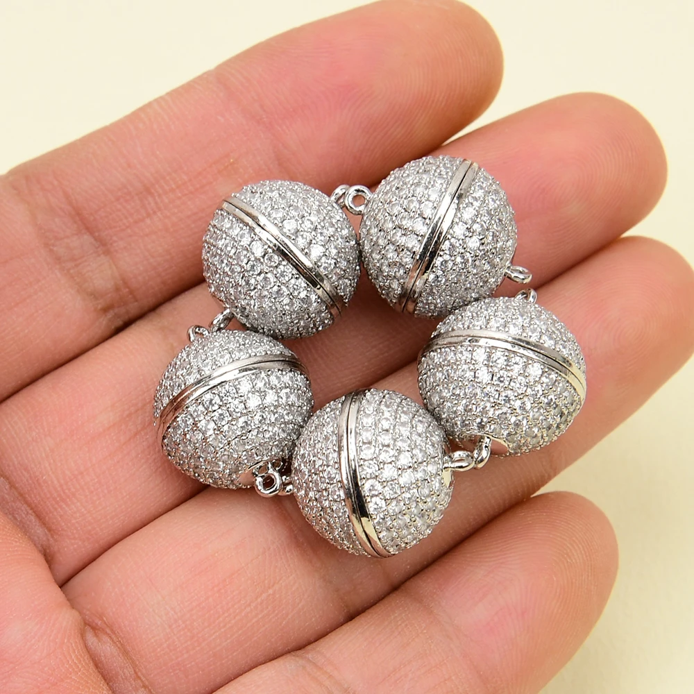 APDGG 5 шт. 16 мм Cz хрустальный шар застежки для изготовления ювелирных изделий DIY ювелирные аксессуары 
APDGG 5 шт. 16 мм Cz хрустальный шар застежки для изготовления ювелирных изделий DIY ювелирные аксессуары